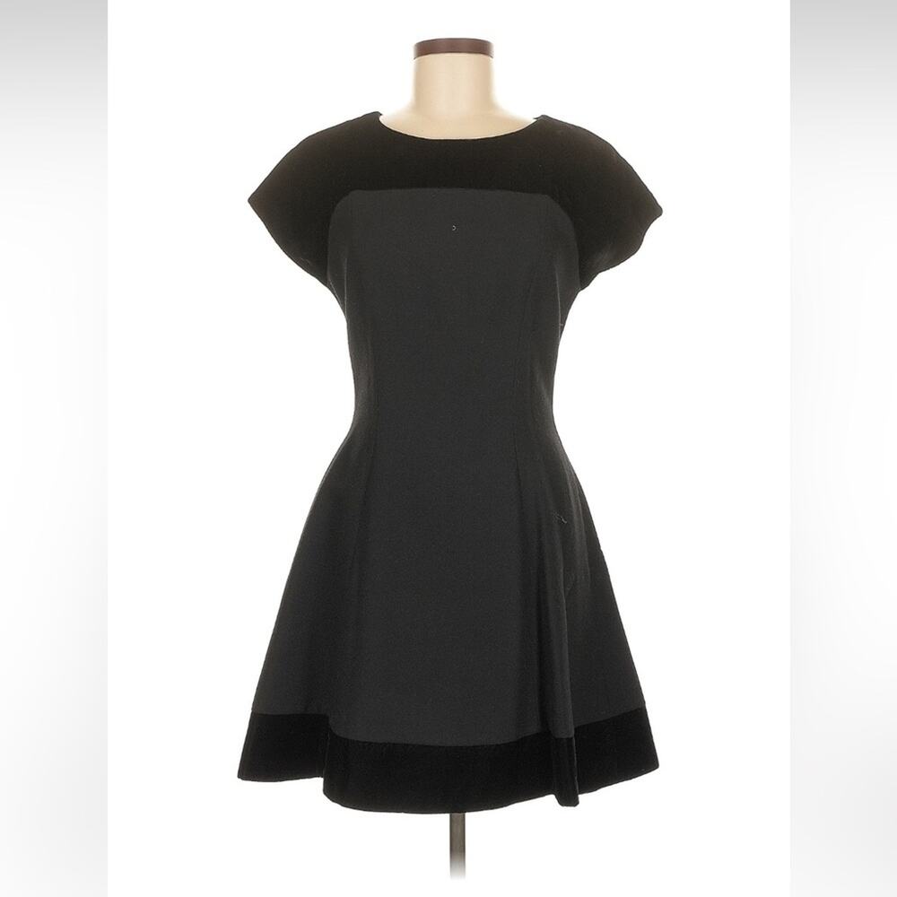 Vintage Ann Tjian for Kenar cocktail party little black dress, size 8